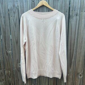 Dries Van Noten Merino Wool Sweater Blush Pink XL